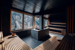 Balance mit Helene Yoga Retreats Reise ins Hotel Alpenstern in Damüls Sauna Spa Wellness